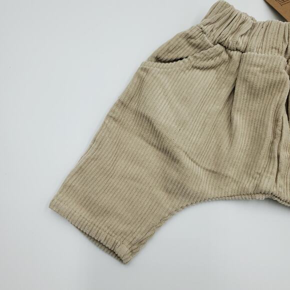 The Simple Folk The Corduroy Harem Trouser in Oatmeal Size 9/12 Months - Picture 2 of 8